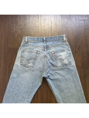 Vintage 80s Levi 505 Jeans 30x31 Mens Straight USA Cotton Thrashed
